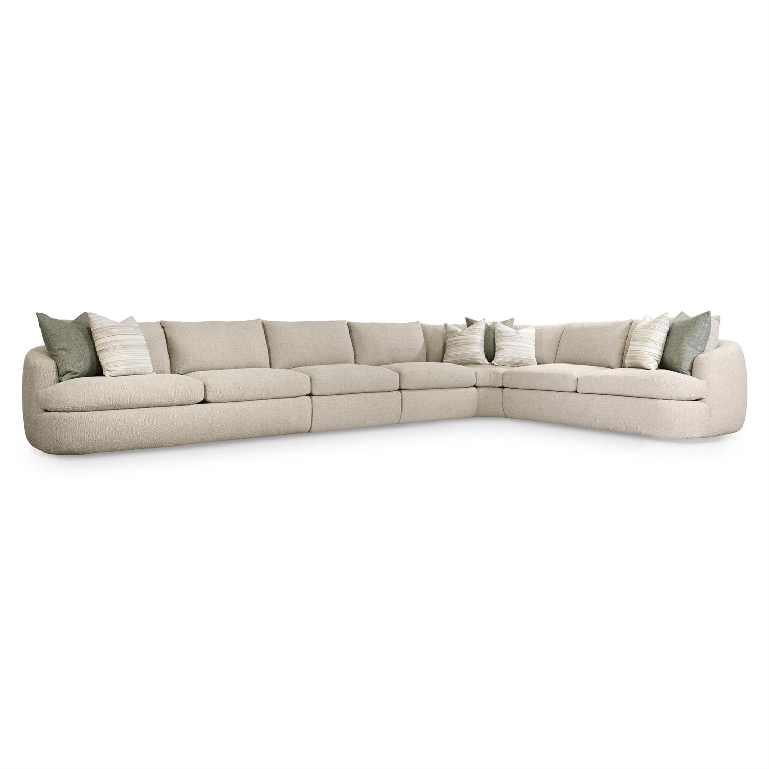Bernhardt Jules Fabric Sectional — K2084