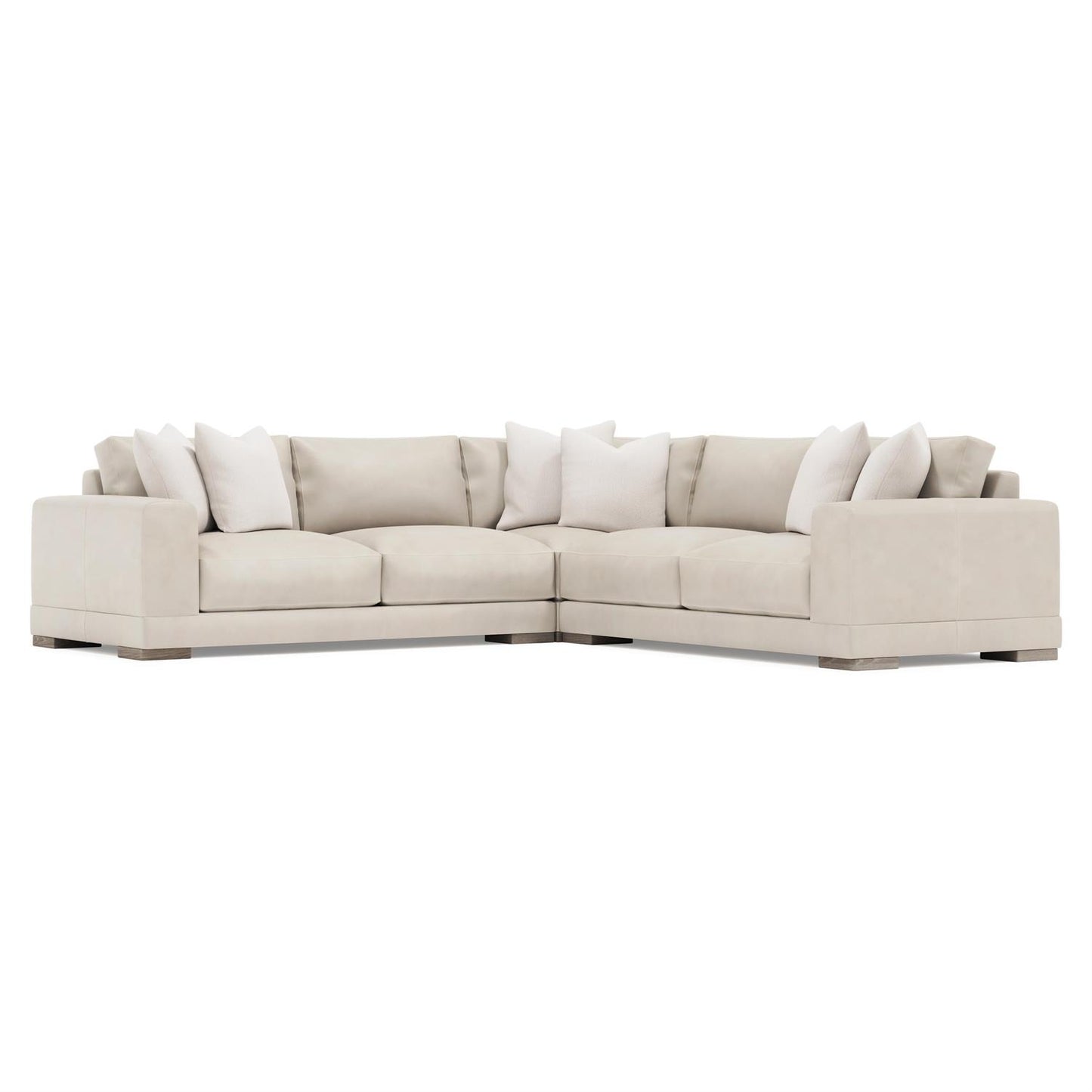 Bernhardt Lars Leather Sectional — K2089
