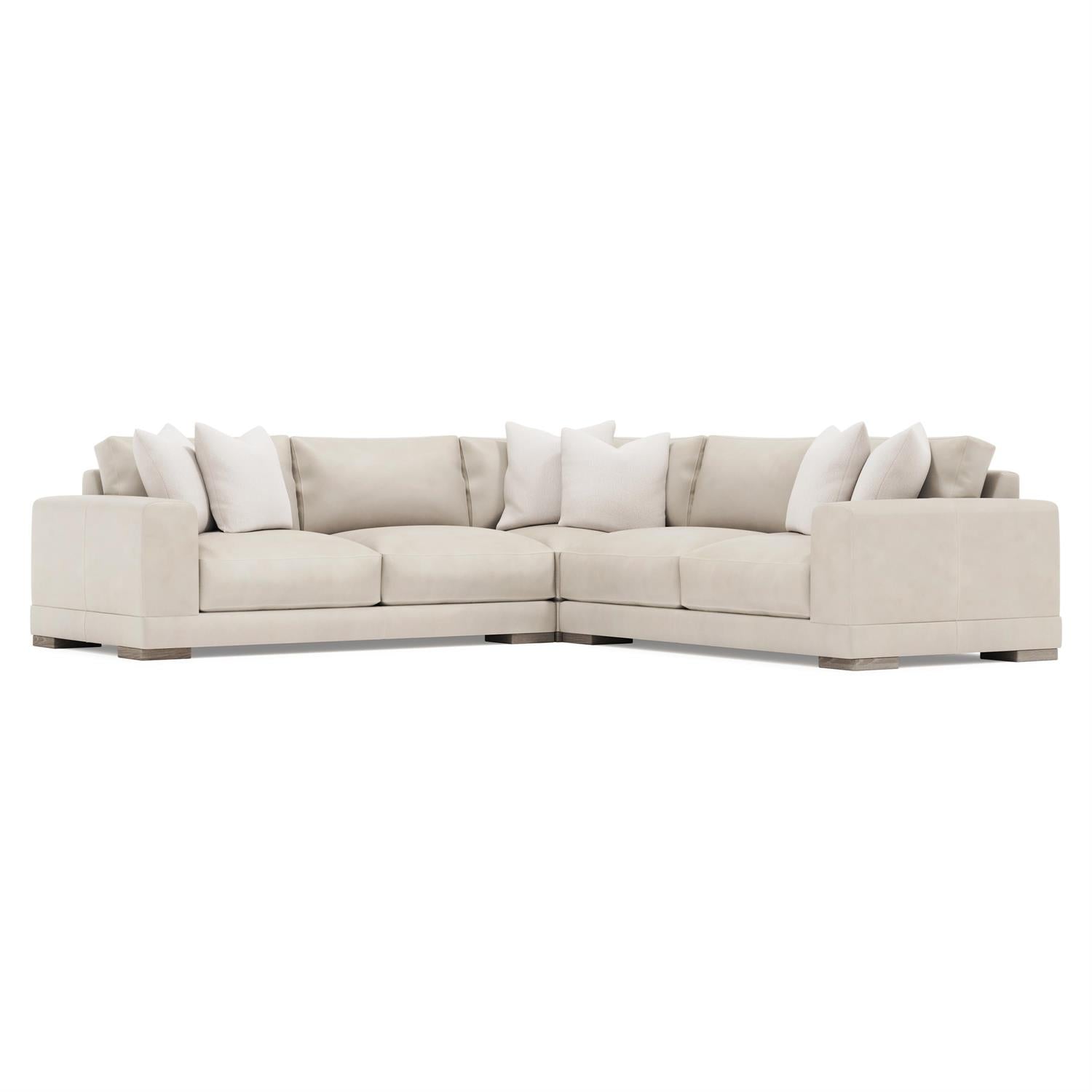 Bernhardt Lars Leather Sectional — K2089