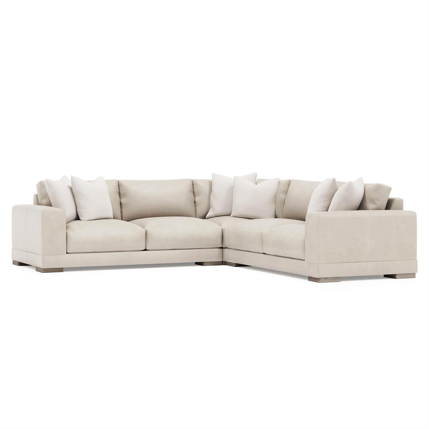 Bernhardt Lars Leather Sectional — K2089
