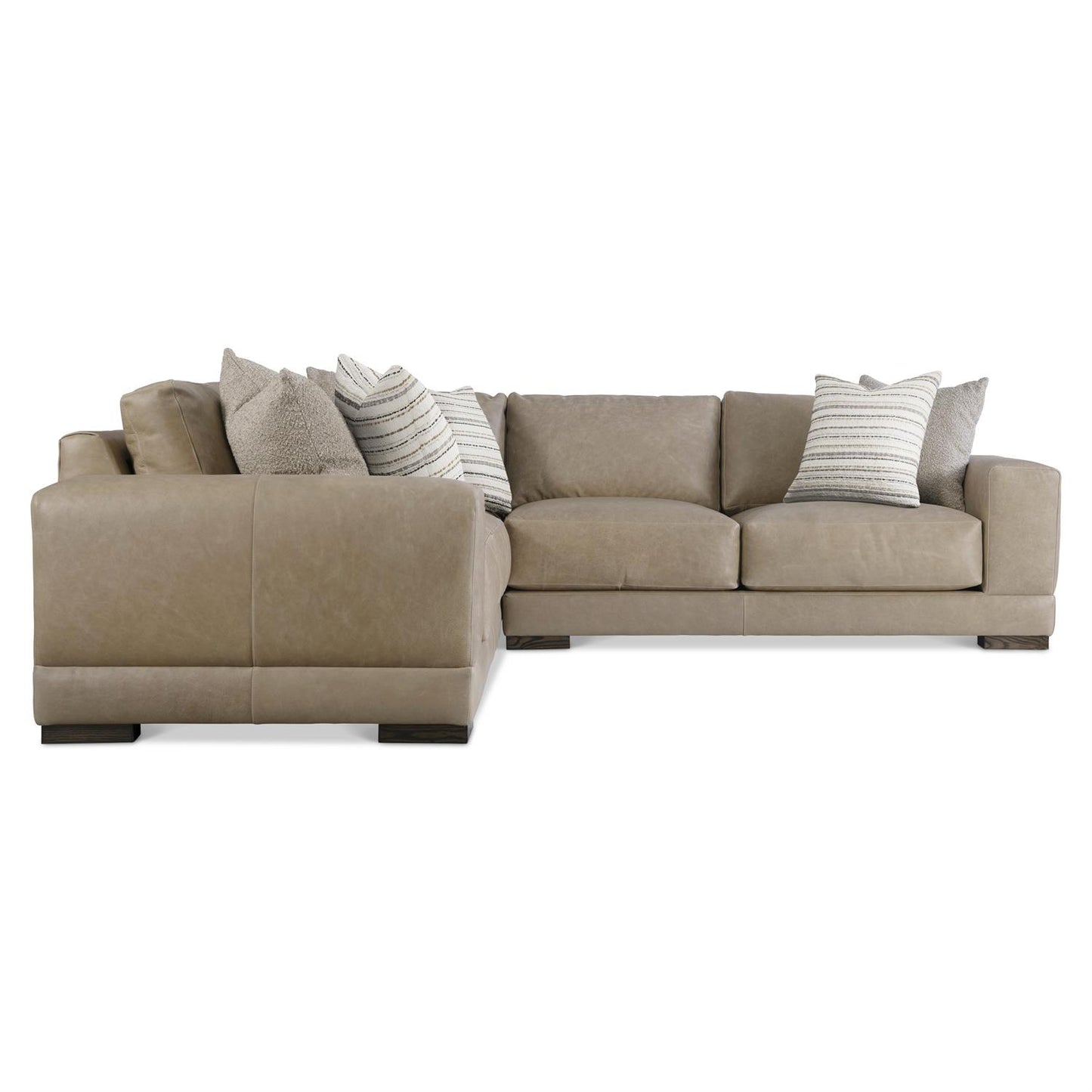 Bernhardt Lars Leather Sectional — K2090