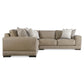 Bernhardt Lars Leather Sectional — K2090