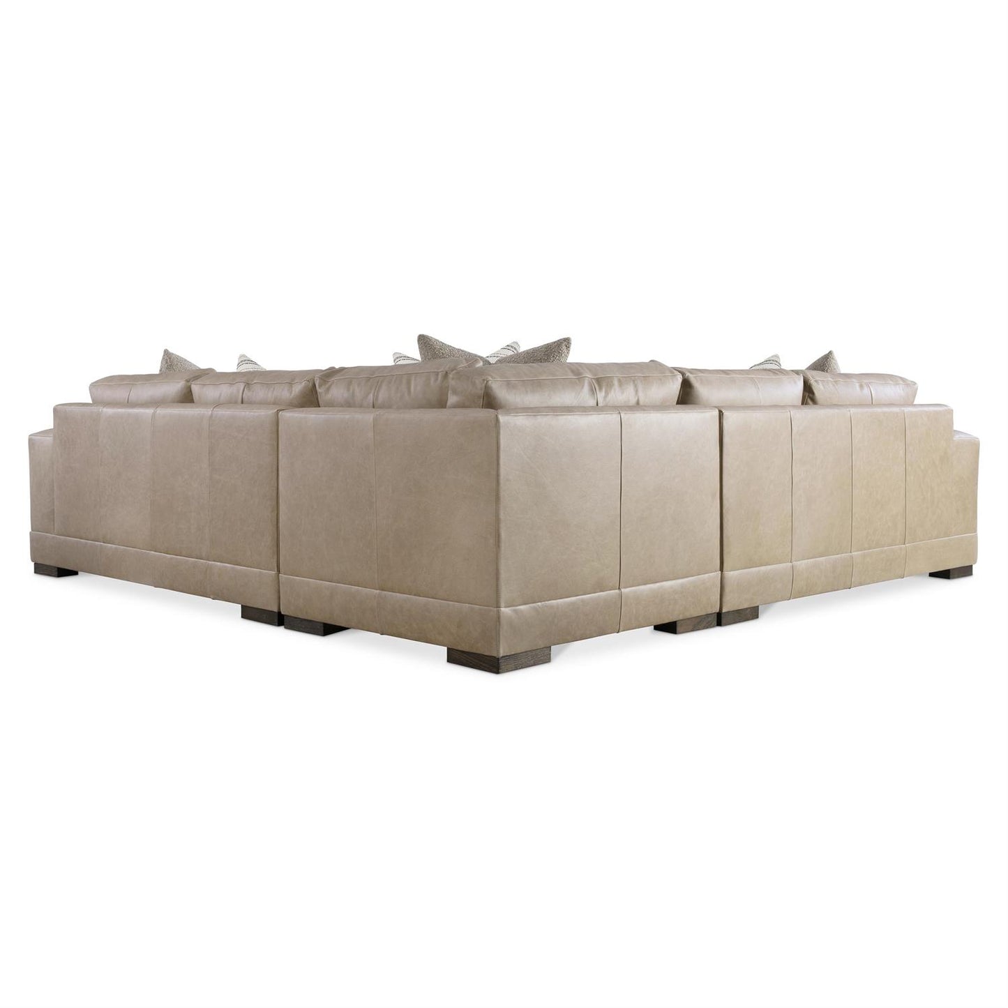 Bernhardt Lars Leather Sectional — K2090