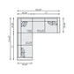 Bernhardt Lars Leather Sectional — K2090