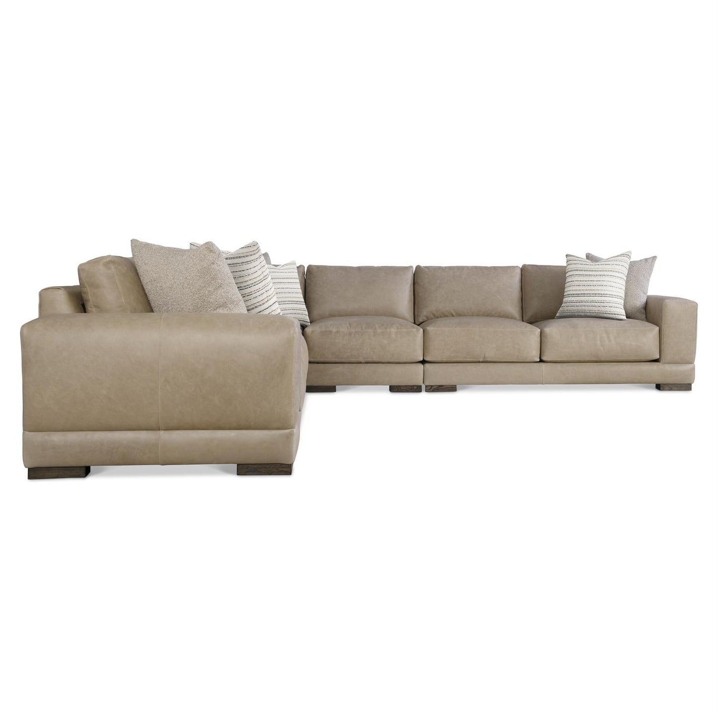 Bernhardt Lars Leather Sectional — K2092