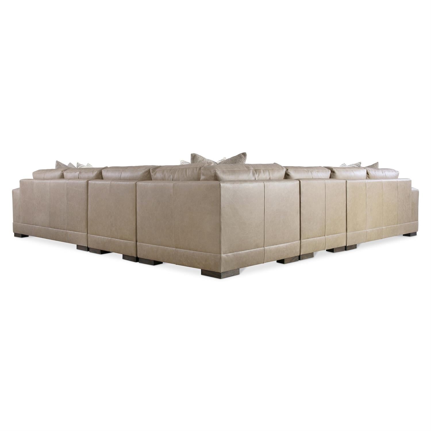 Bernhardt Lars Leather Sectional — K2092