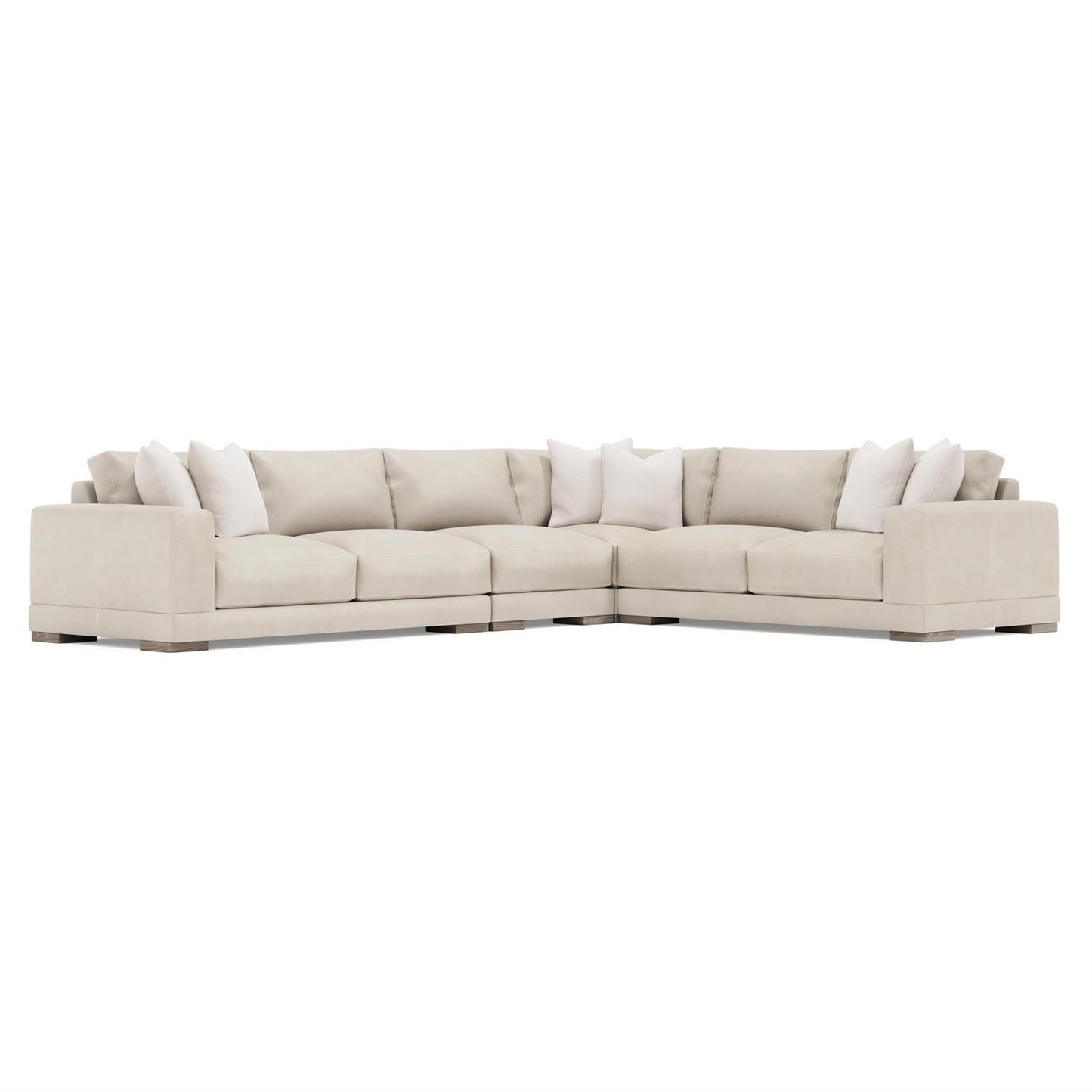 Bernhardt Lars Leather Sectional — K2093