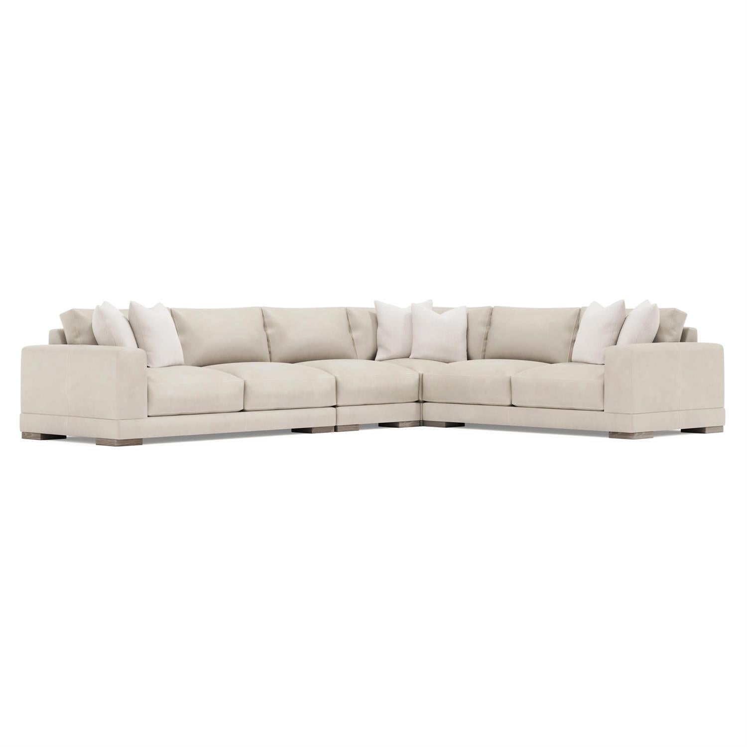 Bernhardt Lars Leather Sectional — K2093