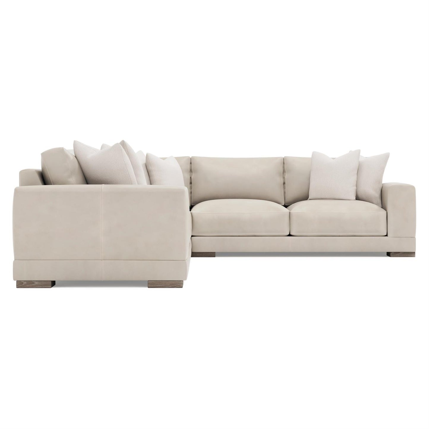 Bernhardt Lars Leather Sectional — K2093
