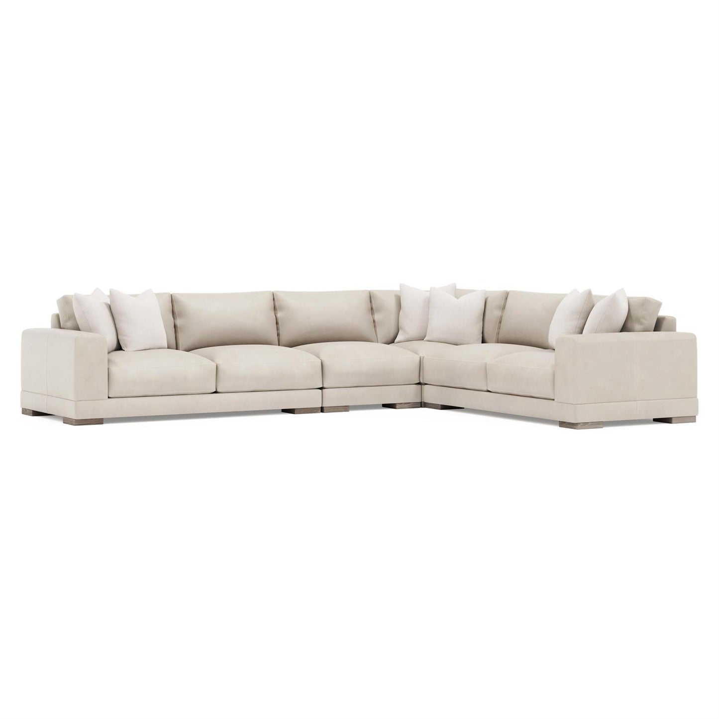 Bernhardt Lars Leather Sectional — K2093