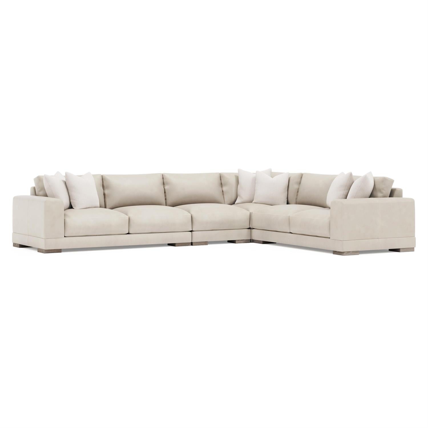 Bernhardt Lars Leather Sectional — K2093