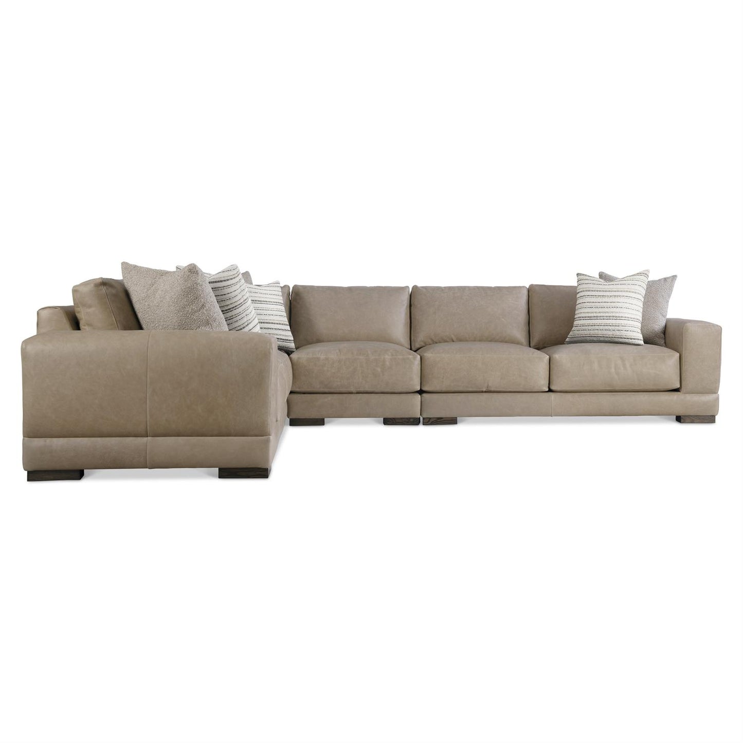 Bernhardt Lars Leather Sectional — K2094