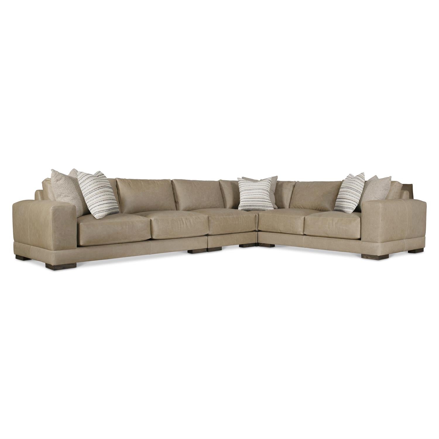 Bernhardt Lars Leather Sectional — K2094