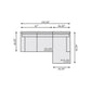 Bernhardt Dawkins Leather Sectional — K2105