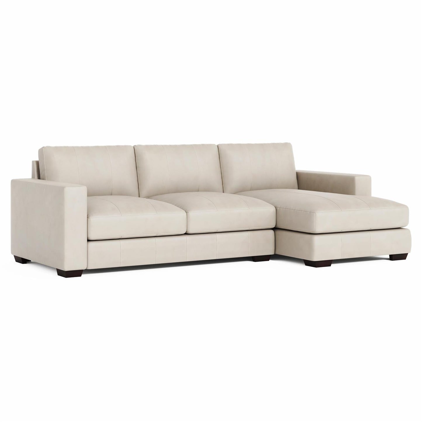 Bernhardt Dawkins Leather Sectional — K2105