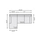 Bernhardt Dawkins Leather Sectional — K2108