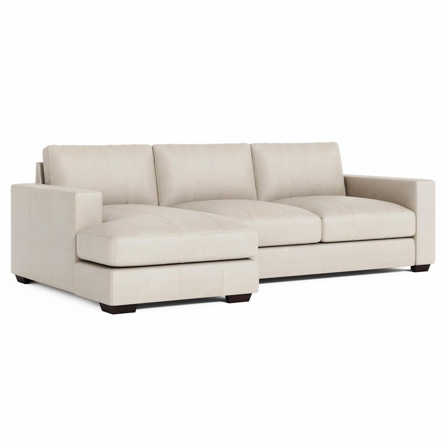 Bernhardt Dawkins Leather Sectional — K2108