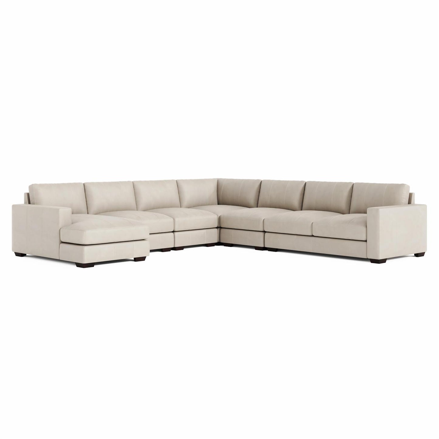 Bernhardt Dawkins Leather Sectional — K2109