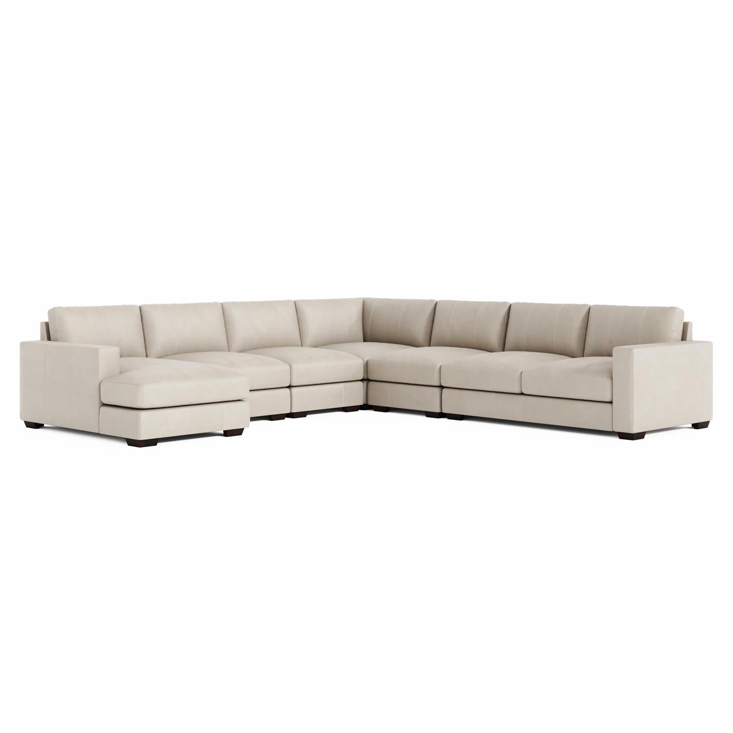 Bernhardt Dawkins Leather Sectional — K2109