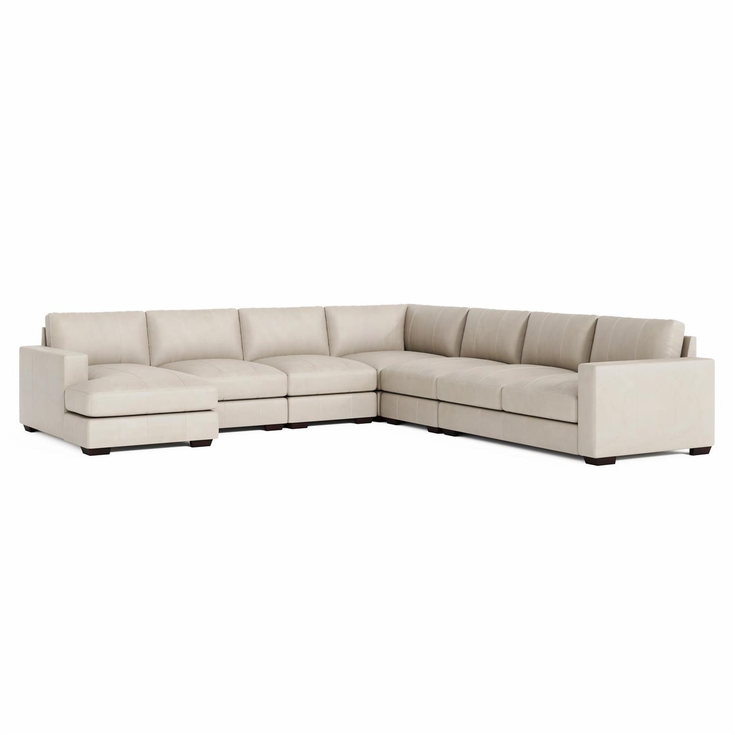 Bernhardt Dawkins Leather Sectional — K2109