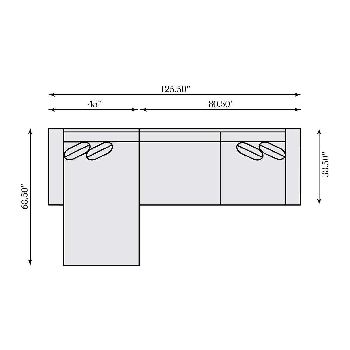 Bernhardt Nest Fabric Sectional — K2118