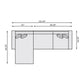 Bernhardt Nest Fabric Sectional — K2118