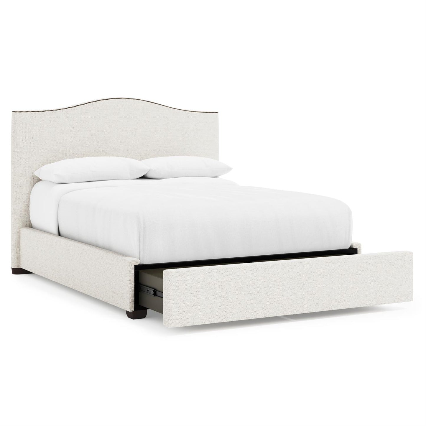 Bernhardt Graham Fabric Storage Panel Bed Queen — K2145