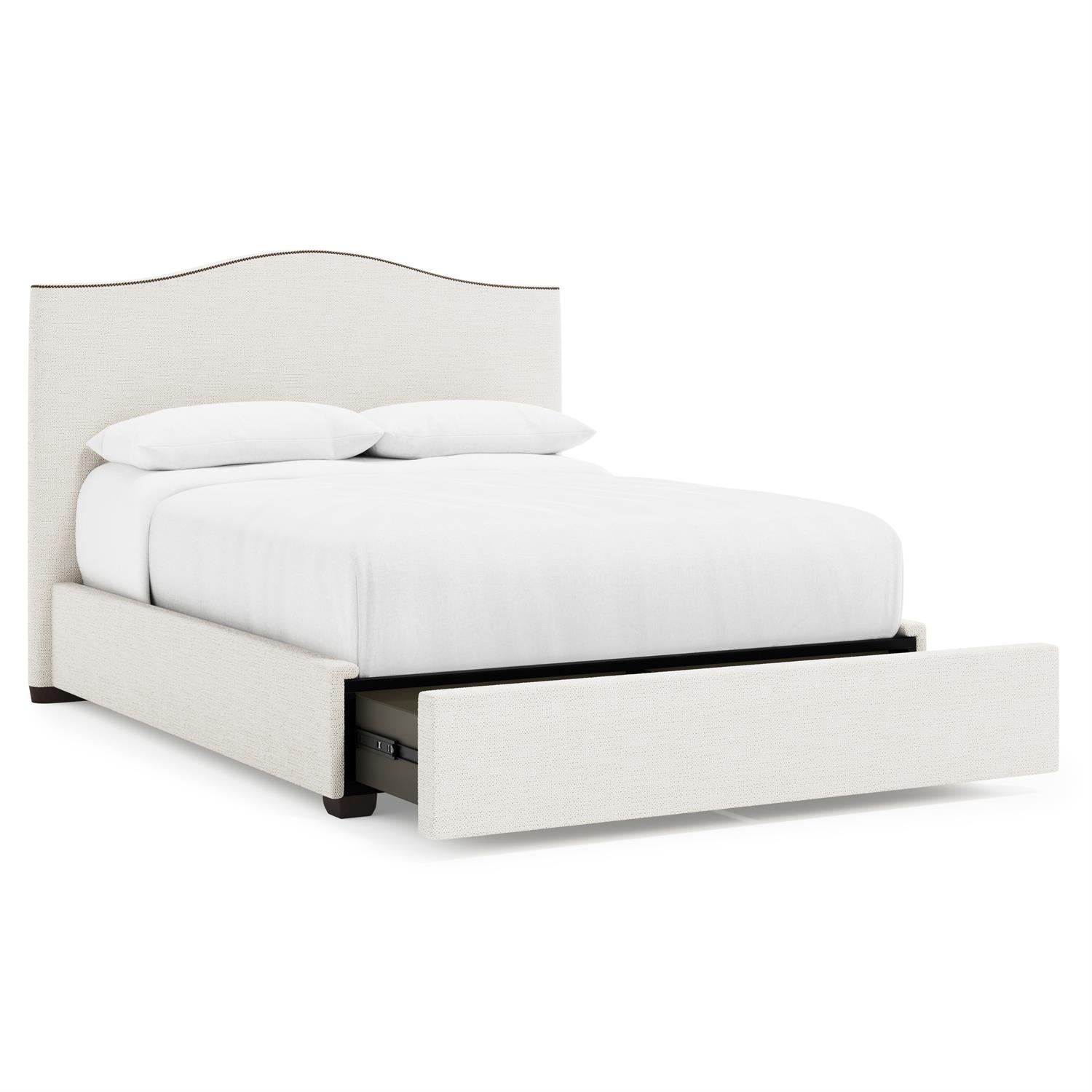 Bernhardt Graham Fabric Storage Panel Bed Queen — K2145