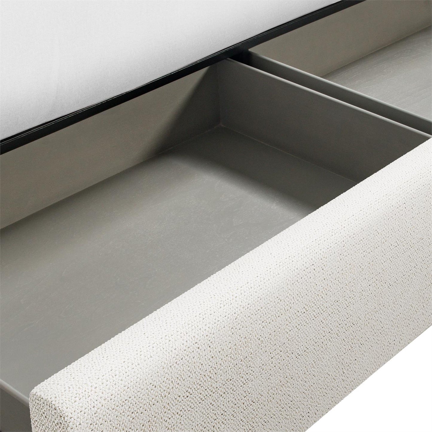 Bernhardt Graham Fabric Storage Panel Bed King — K2146