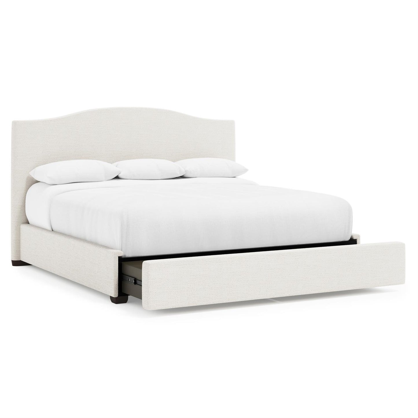 Bernhardt Graham Fabric Storage Panel Bed King — K2146