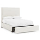 Bernhardt Morgan Fabric Storage Panel Bed Queen (64" H) — K2148