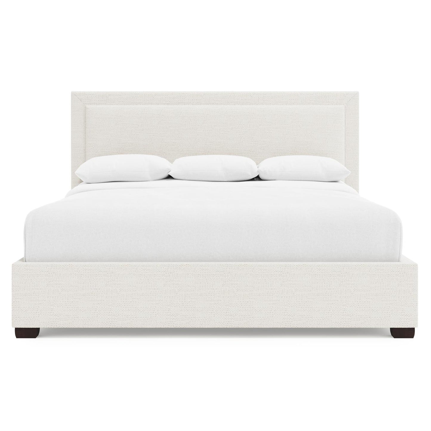 Bernhardt Morgan Fabric Storage Panel Bed King (54" H) — K2149