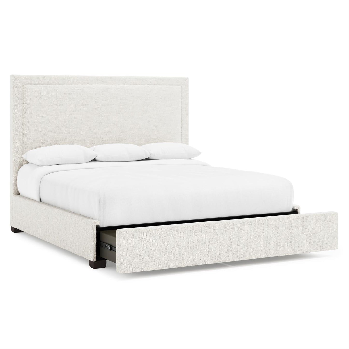 Bernhardt Morgan Fabric Storage Panel Bed King (64" H) — K2150