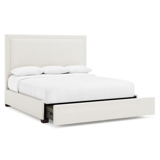Bernhardt Morgan Fabric Storage Panel Bed King (64" H) — K2150