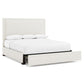 Bernhardt Morgan Fabric Storage Panel Bed King (64" H) — K2150