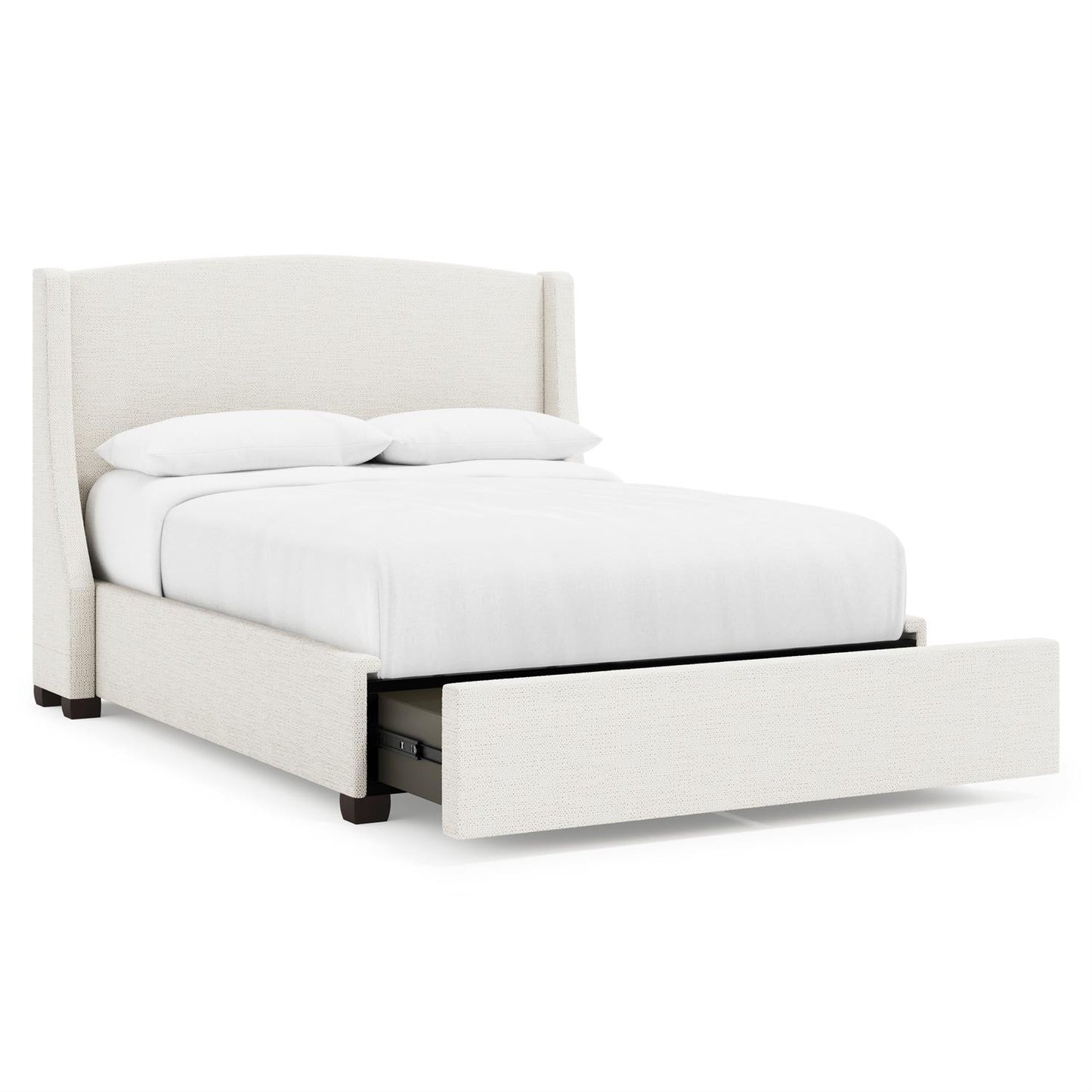 Bernhardt Cooper Fabric Storage Shelter Bed Queen (54" H) — K2151