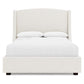 Bernhardt Cooper Fabric Storage Shelter Bed Queen (64" H) — K2152
