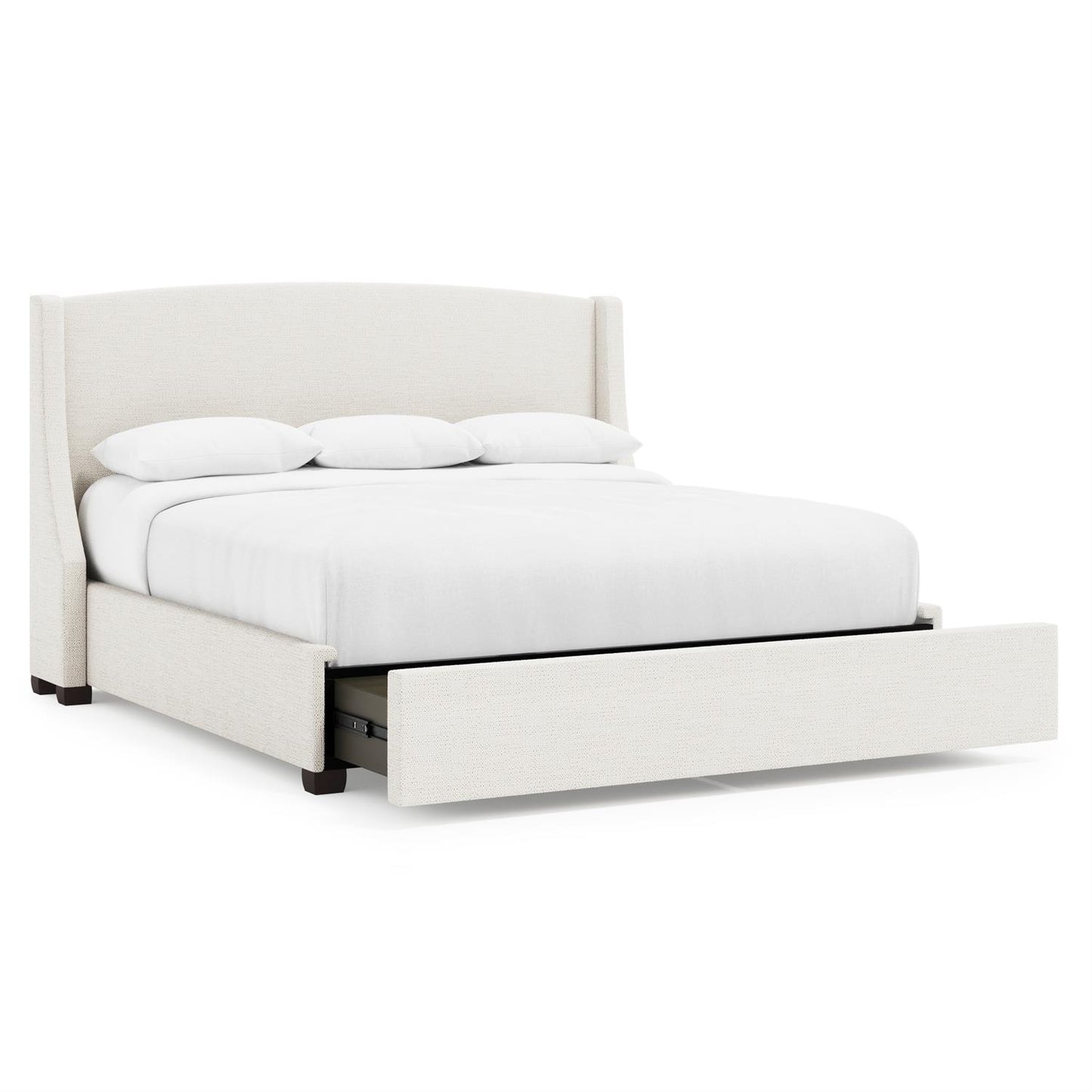 Bernhardt Cooper Fabric Storage Shelter Bed King (54" H) — K2153