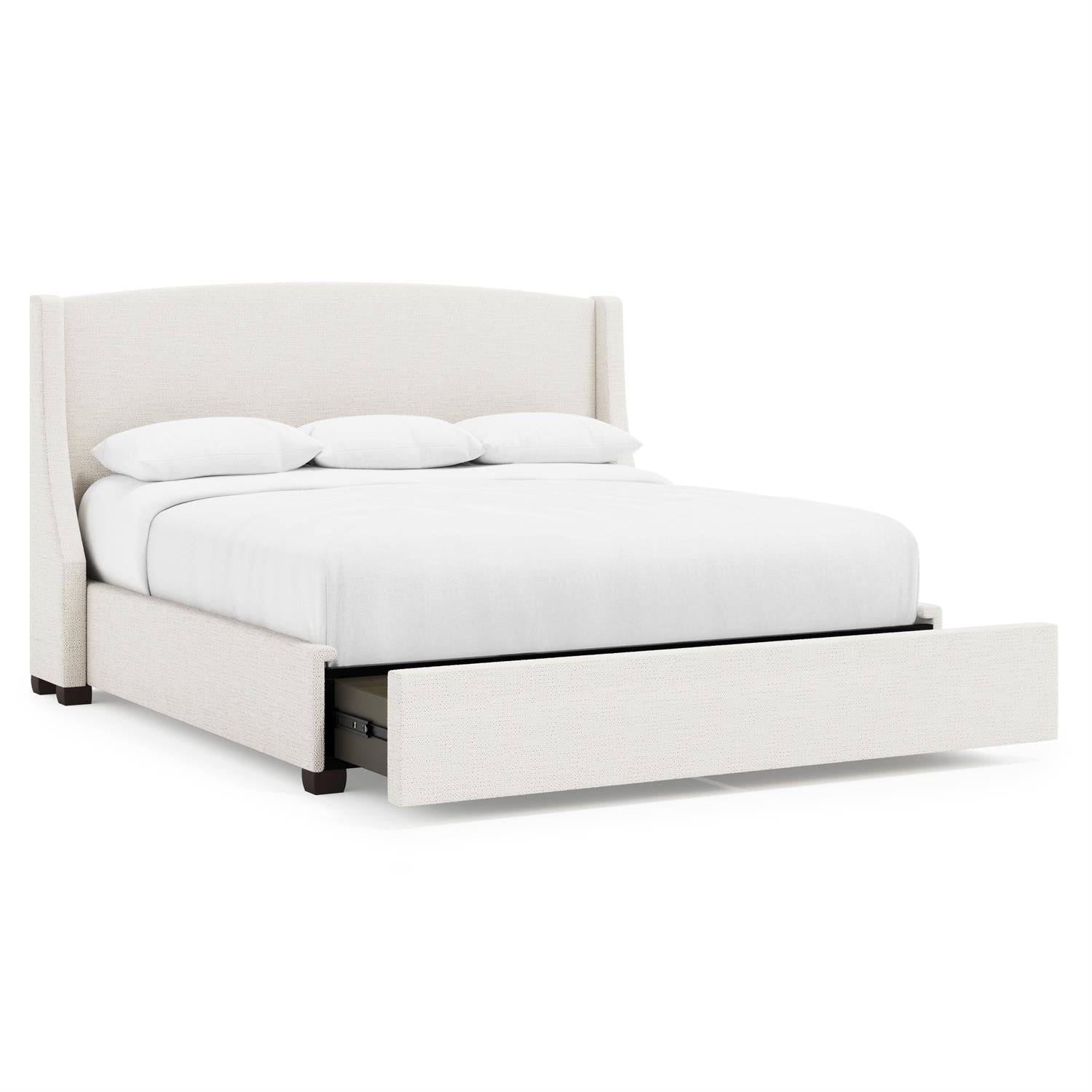 Bernhardt Cooper Fabric Storage Shelter Bed King (54" H) — K2153