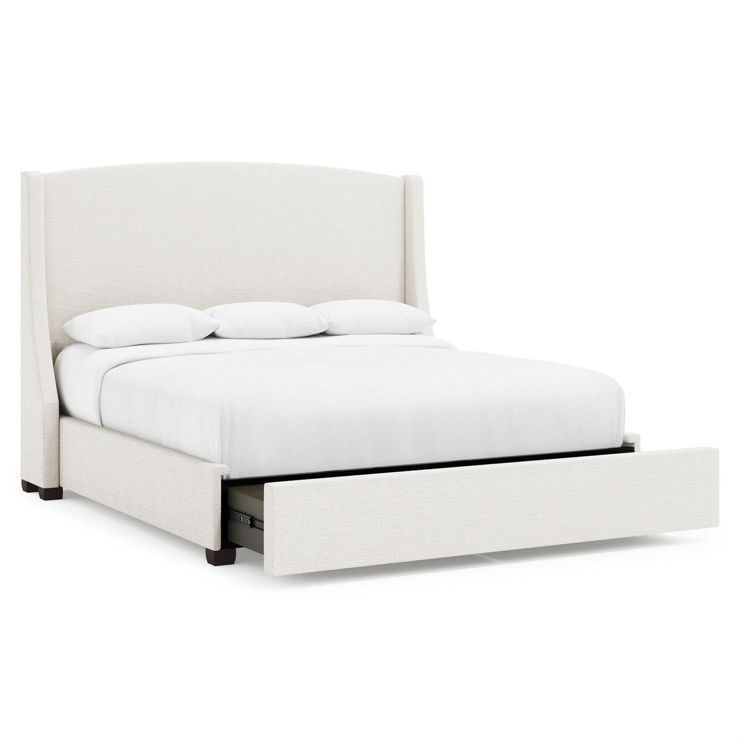 Bernhardt Cooper Fabric Storage Shelter Bed King (64" H) — K2154