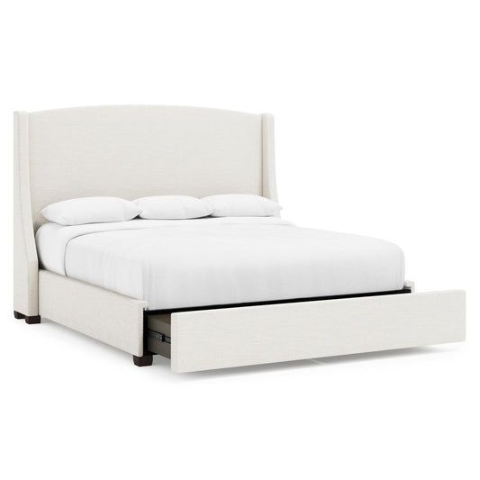 Bernhardt Cooper Fabric Storage Shelter Bed King (64" H) — K2154