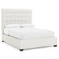 Bernhardt Avery Fabric Storage Panel Bed Queen (66" H) — K2156