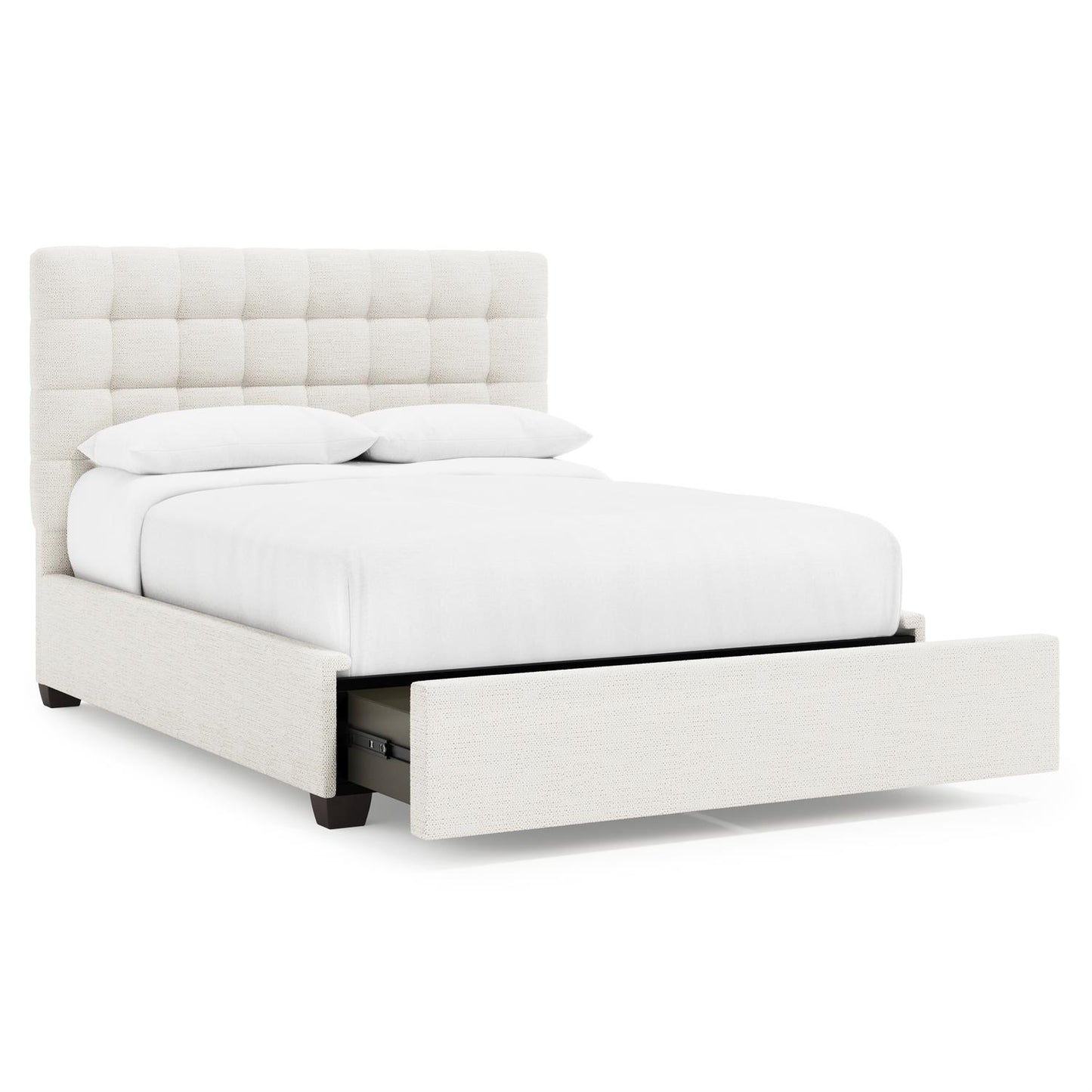 Bernhardt Avery Fabric Storage Panel Bed Queen (54.50" H) — K2157