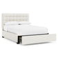 Bernhardt Avery Fabric Storage Panel Bed Queen (54.50" H) — K2157