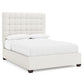 Bernhardt Avery Fabric Storage Panel Bed Queen (66" H) — K2158