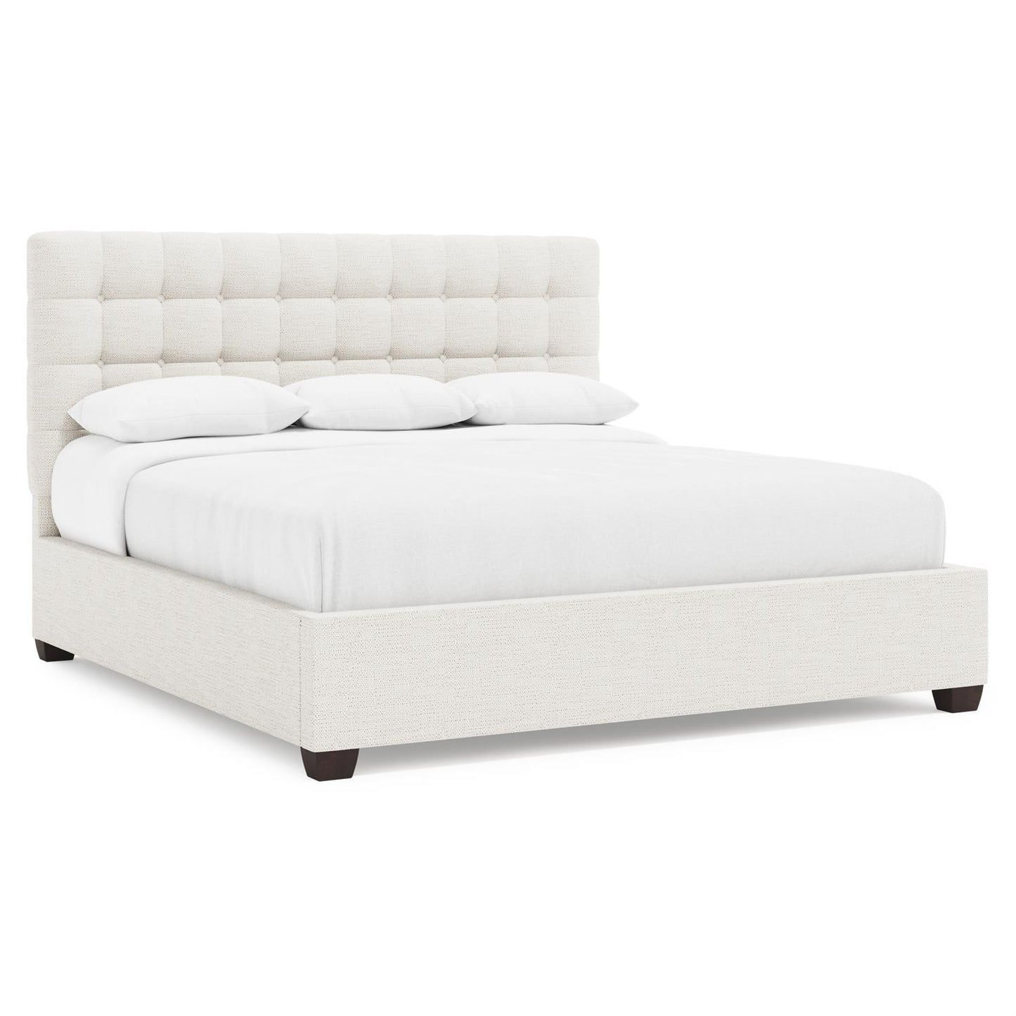Bernhardt Avery Fabric Storage Panel Bed King (54.5" H) — K2159