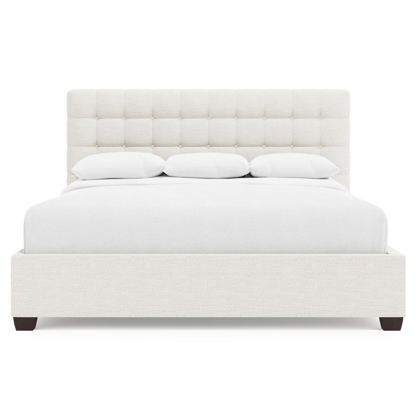 Bernhardt Avery Fabric Storage Panel Bed King (54.5" H) — K2159