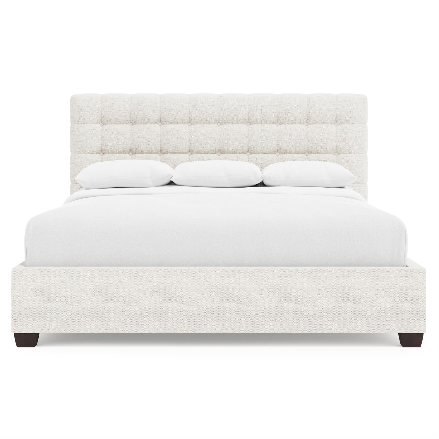 Bernhardt Avery Fabric Storage Panel Bed King (54.5" H) — K2159