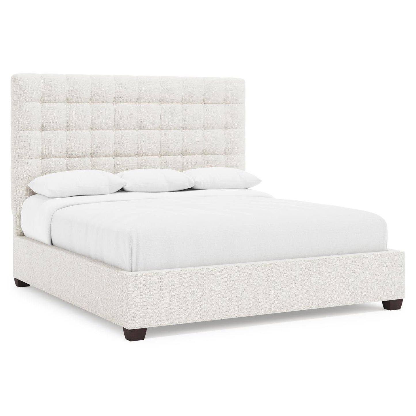 Bernhardt Avery Fabric Storage Panel Bed King (66" H) — K2160