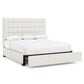 Bernhardt Avery Fabric Storage Panel Bed King (66" H) — K2160